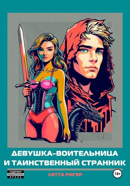Обложка книги  «Девушка-воительница и таинственный странник»