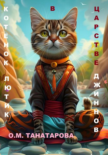 Обложка книги «Котенок Лютик в царстве джиннов»