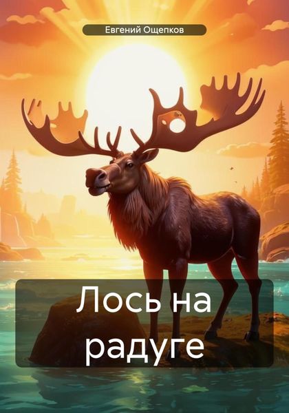 Обложка книги  «Лось на радуге»