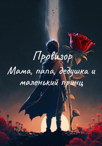 Обложка книги  «Мама, папа, дедушка и маленький принц»
