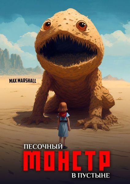 Обложка книги  «Песочный монстр в пустыне»