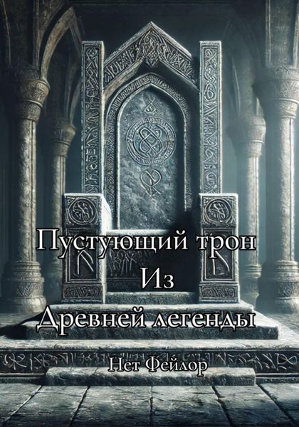 Обложка книги  «Пустующий трон, из древней легенды»