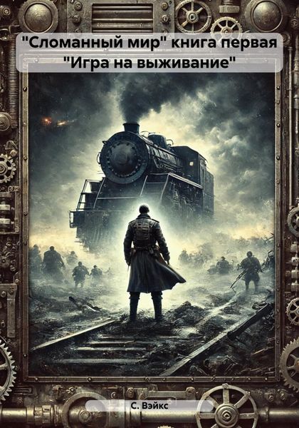 Обложка книги  ««Сломанный мир» книга первая «Игра на выживание»»