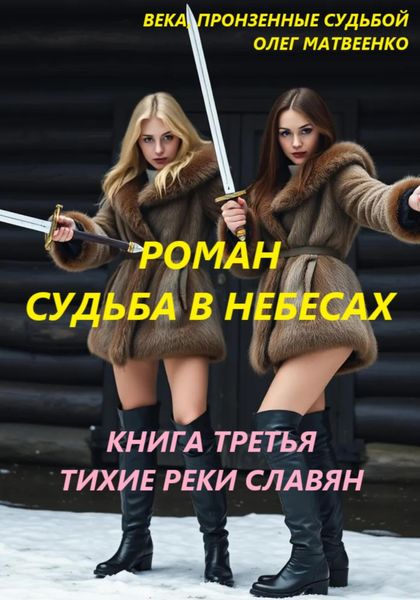 Обложка книги  «Судьба в небесах. Книга третья. Тихие реки славян»