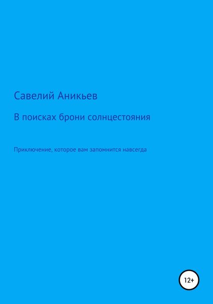 Обложка книги  «В поисках брони солнцестояния»