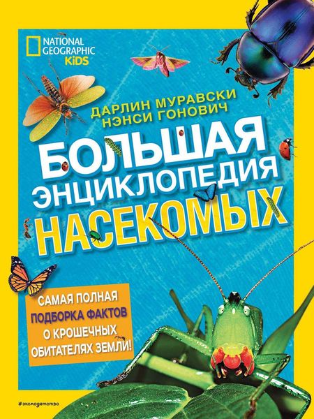 Обложка книги  «Большая энциклопедия насекомых»