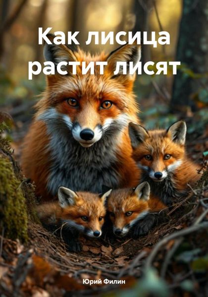 Обложка книги  «Как лисица растит лисят»