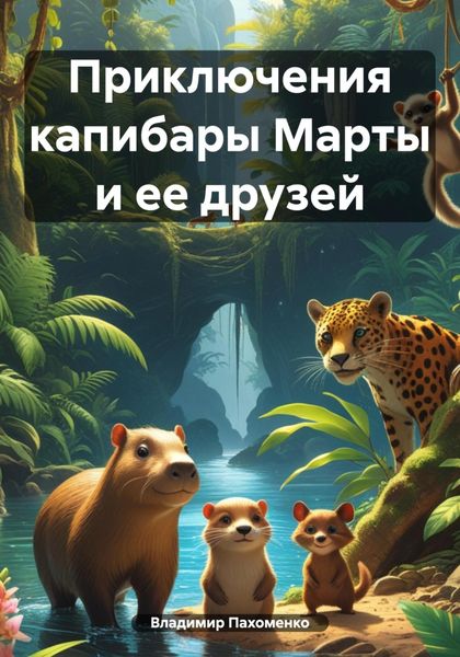 Обложка книги  «Приключения капибары Марты и ее друзей»