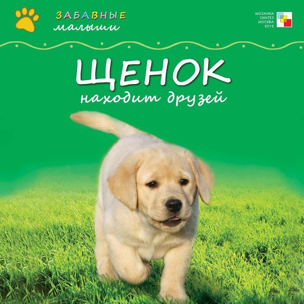 Обложка книги  «Щенок находит друзей»