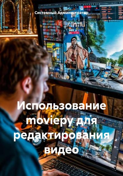 Обложка книги  «Использование moviepy для редактирования видео»