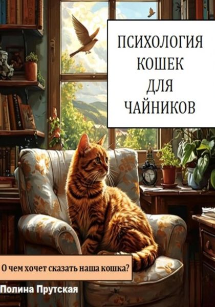 Обложка книги «Психология кошек для чайников»