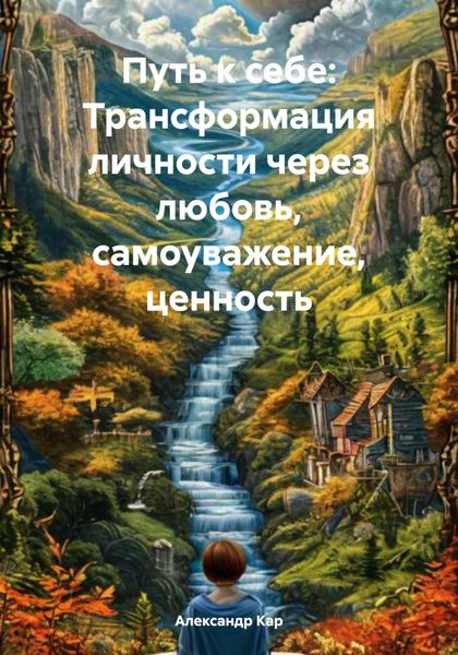 Обложка книги  «Путь к себе: Трансформация личности через любовь, самоуважение, ценность»