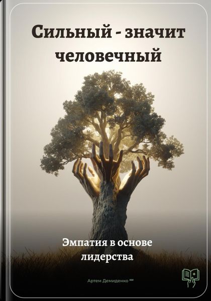 Обложка книги  «Сильный – значит человечный: Эмпатия в основе лидерства»