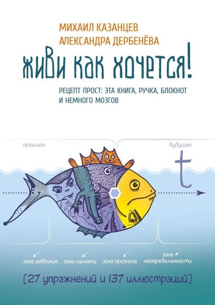 Обложка книги  «Живи как хочется! Рецепт прост: эта книга, ручка, блокнот и немного мозгов»