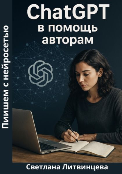Обложка книги «ChatGPT в помощь авторам. Пишем с нейросетью»