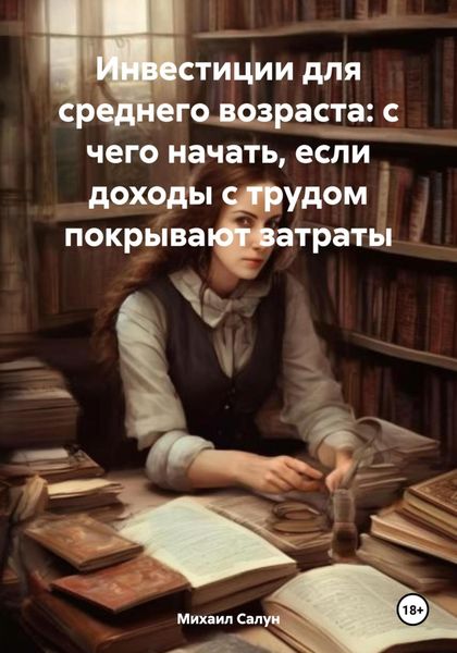 Обложка книги  «Инвестиции для среднего возраста: с чего начать, если доходы с трудом покрывают затраты»