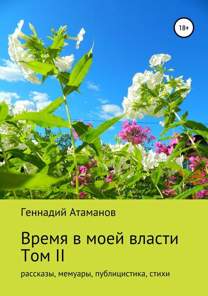Обложка книги  «Время в моей власти. Том II: рассказы, мемуары, публицистика, стихи»