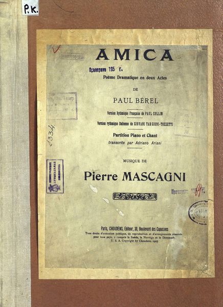Обложка книги  «Amica»