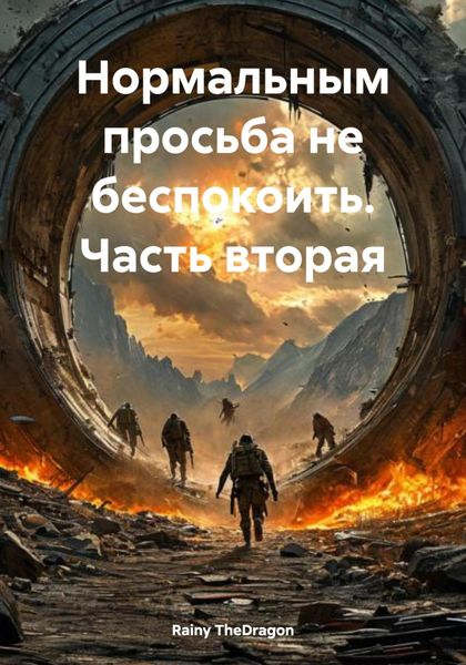 Обложка книги  «Нормальным просьба не беспокоить. Часть вторая»