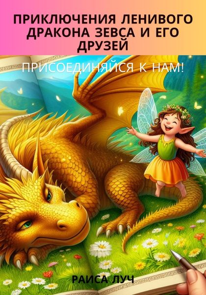 Обложка книги  «Приключения ленивого дракона Зевса и его друзей»