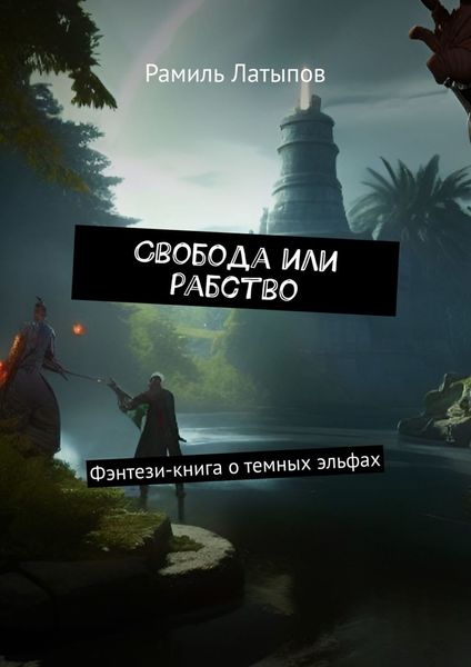Обложка книги  «Свобода или рабство. Фэнтези-книга о темных эльфах»