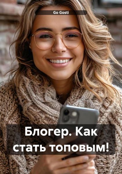 Обложка книги  «Блогер. Как стать топовым!»