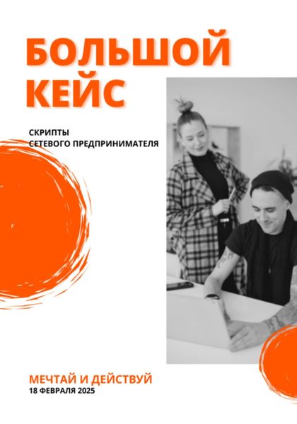 Обложка книги  «Большой кейс скриптов для сетевых предпринимателей»