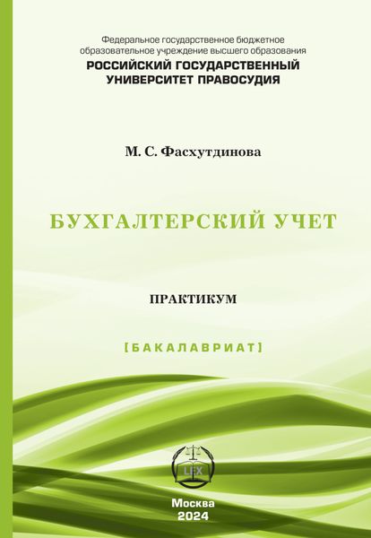 Обложка книги  «Бухгалтерский учет. Практикум (Бакалавриат)»