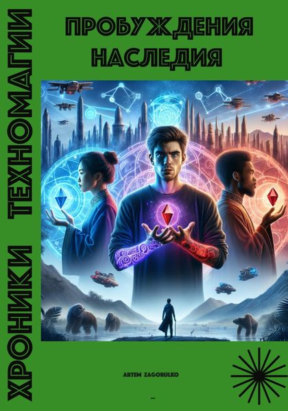 Обложка книги  «Хроники техномагии: пробуждения наследия»