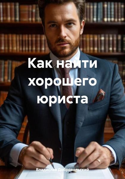Обложка книги  «Как найти хорошего юриста»