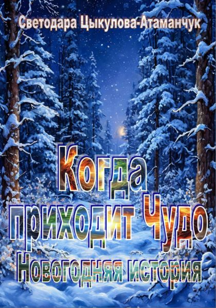 Обложка книги  «Когда приходит чудо. Новогодняя история»