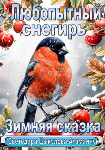 Обложка книги  «Любопытный снегирь. Зимняя сказка»