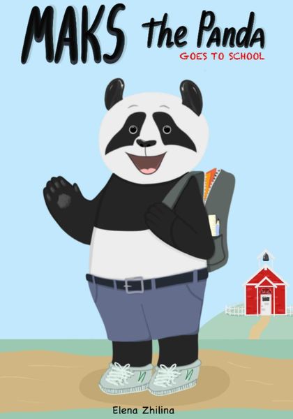 Обложка книги  «Maks the Panda goes to school»