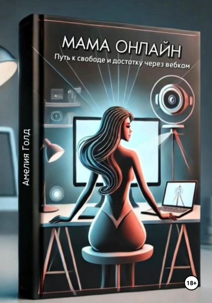 Обложка книги  «Мама онлайн: Путь к свободе и достатку через вебкам»