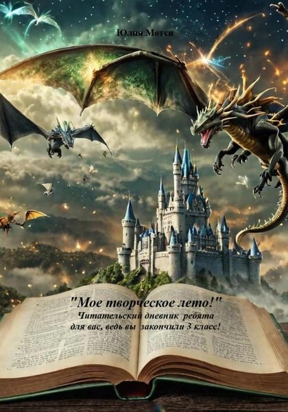 Обложка книги  ««Мое творческое лето!» Читательский дневник ребята для вас, ведь вы закончили 3 класс!»