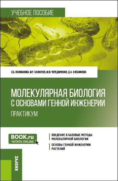 Обложка книги  «Молекулярная биология с основами генной инженерии. Практикум. (Бакалавриат). Учебное пособие.»