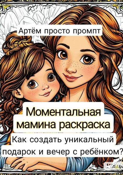 Обложка книги  «Моментальная мамина раскраска»