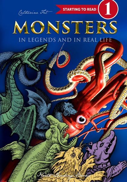 Обложка книги  «Monsters in Legends and in Real Life – Level 1 reading for kids – 1st grade»