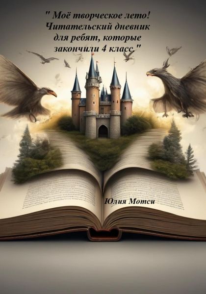 Обложка книги  ««Моё творческое лето» – Читательский дневник для ребят, которые закончили 4 класс!»
