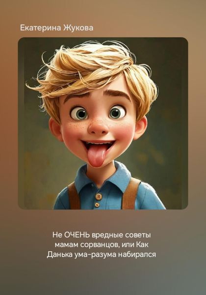 Обложка книги  «Не ОЧЕНЬ вредные советы мамам сорванцов, или Как Данька ума-разума набирался»