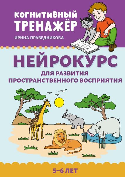Обложка книги  «Нейрокурс для развития пространственного восприятия. 5–6 лет»