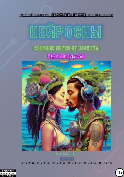 Обложка книги  «НейроСны. Сборник песен проекта НейроПродюсер Музыкальных Хитов»