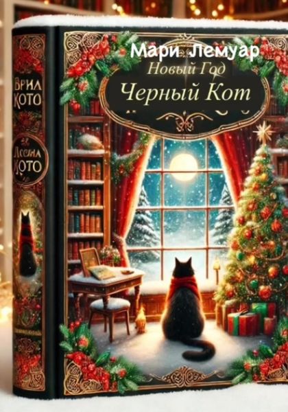Обложка книги  «Новый год.Черный кот»