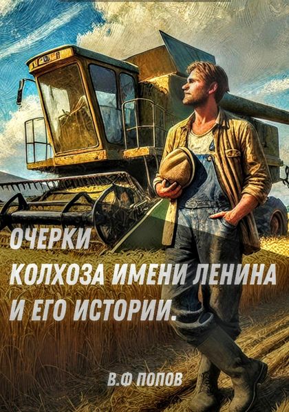 Обложка книги  «Очерки о людях и делах колхоза имени Ленина и его истории. с. Пустынь»