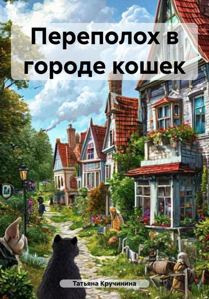 Обложка книги «Переполох в городе кошек»