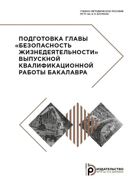 Обложка книги  «Подготовка главы «Безопасность жизнедеятельности» выпускной квалификационной работы бакалавра»
