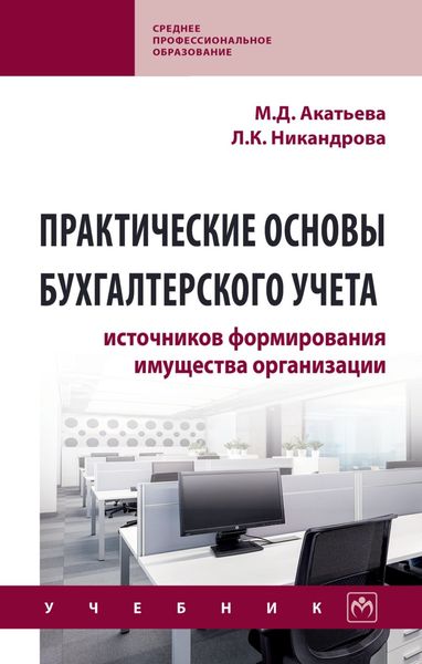 Обложка книги  «Практические основы бухгалтерского учета источников формирования имущества организации»