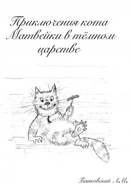 Обложка книги  «Приключения кота Матвейки в тёмном царстве»