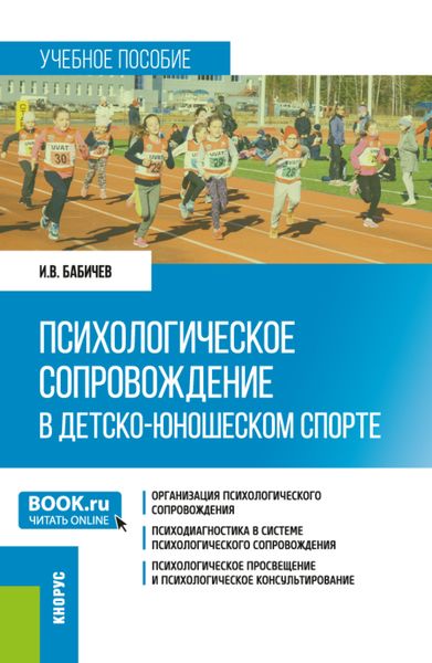 Обложка книги  «Психологическое сопровождение в детско-юношеском спорте. (Бакалавриат). Учебное пособие.»