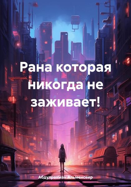 Обложка книги  «Рана которая никогда не заживает!»